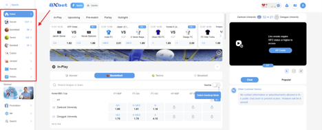 Nhấn nút Đăng Nhập để truy cập tài khoản 8XBET